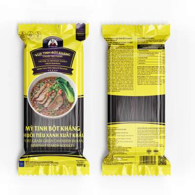 Mỳ tinh bột kháng chuối tiêu xanh (Còn hàng)