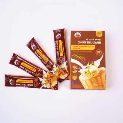Bột ngũ cốc hỗn hợp chuối tiêu xanh (Còn hàng)