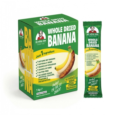 Our soft-dried banana products have been and are currently being exported to Australia