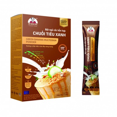 Bột ngũ cốc hỗn hợp chuối tiêu xanh