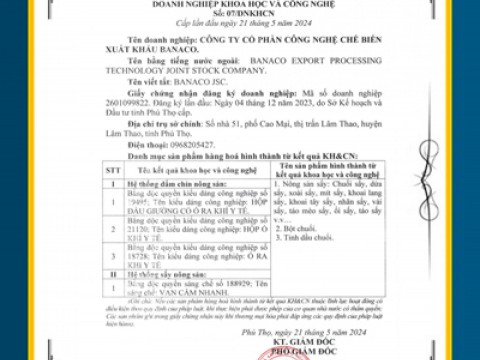 Các chứng chỉ đạt được