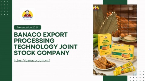 Presentation about Banaco Company Profile